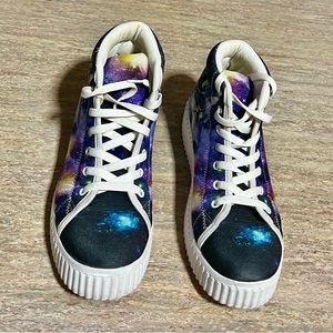 ForuDesigns tie dye high top sneakers